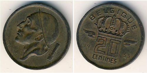 20 Sent Belgique Bronze 