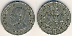 20 Sent Haiti 镍/銅 
