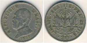 20 Sent Haiti 銅/镍 
