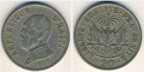 20 Sent Haiti 銅/镍 