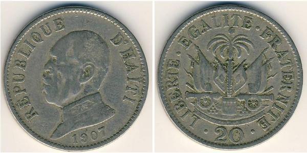 20 Sent Haiti 銅/镍 