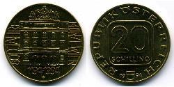 20 Shilling Republic of Austria (1955 - ) Alluminio/Rame/Nichel 