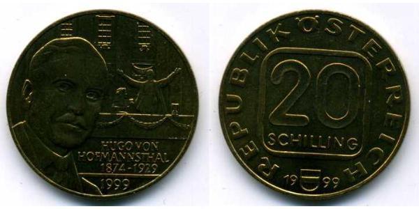 20 Shilling  Alluminio/Rame/Nichel 