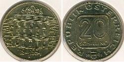 20 Shilling Republic of Austria (1955 - ) Aluminium 