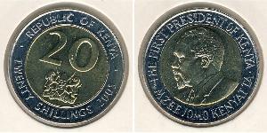 20 Shilling Kenia Bimetal 