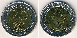 20 Shilling Kenia Bimetall 