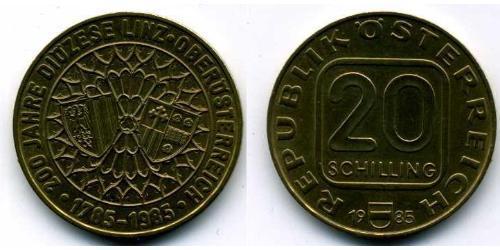 20 Shilling Republic of Austria (1955 - ) Copper/Aluminium/Nickel 