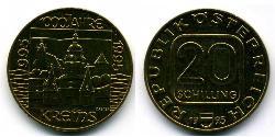20 Shilling Republic of Austria (1955 - ) Cuivre/Aluminium/Nickel 