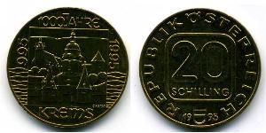 20 Shilling Republic of Austria (1955 - ) Cuivre/Aluminium/Nickel 