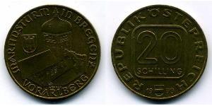 20 Shilling Republic of Austria (1955 - ) Cuivre/Aluminium/Nickel 