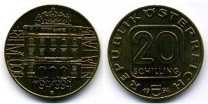 20 Shilling Republik Österreich (1955 - ) Kupfer/Aluminium/Nickel 