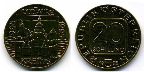20 Shilling Republik Österreich (1955 - ) Kupfer/Aluminium/Nickel 