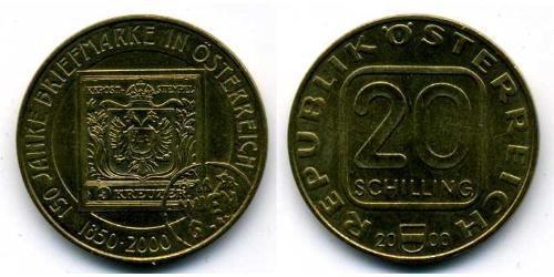 20 Shilling Republik Österreich (1955 - ) Kupfer/Aluminium/Nickel 