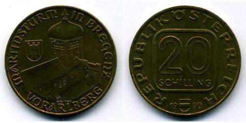 20 Shilling Republik Österreich (1955 - ) Kupfer/Aluminium/Nickel 