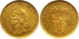 20 Shilling Commonwealth of England (1649-1660) Oro 