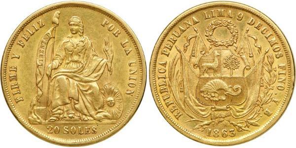 20 Sol Peru Gold 