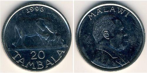 20 Tambala Malawi Steel/镍 