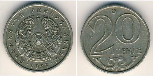 20 Tenge Kazakhstan (1991 - ) Copper/Nickel 