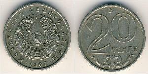 20 Tenge Kazakhstan (1991 - ) Cuivre/Nickel 