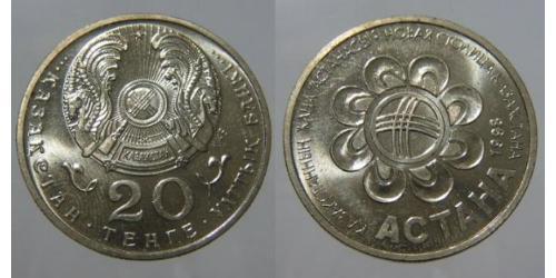 20 Tenge Kazakistan (1991 - ) Rame/Nichel 