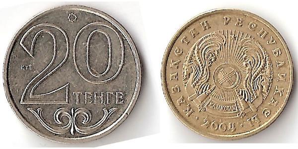 20 Tenge Kasachstan (1991 - )  