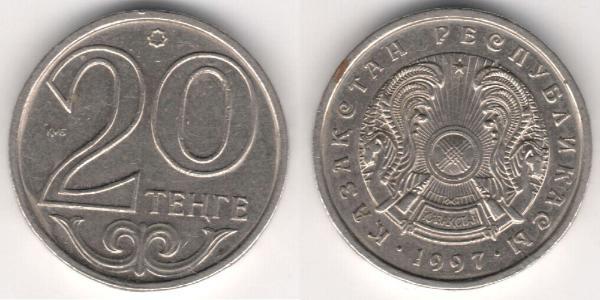 20 Tenge Kazakistan (1991 - )  