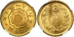 20 Yen Japan Gold 