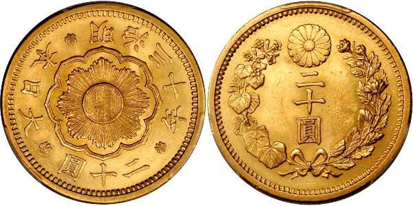20 Yen Japon Or 