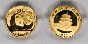 20 Yuan China Gold 