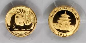 20 Yuan Volksrepublik China Gold 