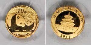 20 Yuan Chine Or 
