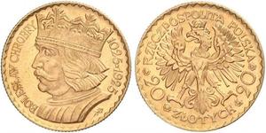 20 Zloty Second Polish Republic (1918 - 1939) Gold 