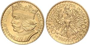 20 Zloty Second Polish Republic (1918 - 1939) Gold 