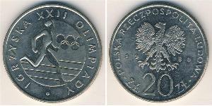 20 Zloty Volksrepublik Polen (1952-1990) Kupfer/Nickel 