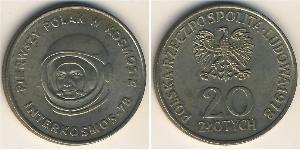 20 Zloty Volksrepublik Polen (1952-1990) Kupfer/Nickel 