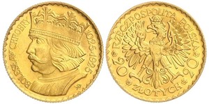 20 Zloty Seconda Repubblica Polacca (1918 - 1939) Oro 