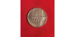 20 Zloty República Popular de Polonia (1952-1990)  