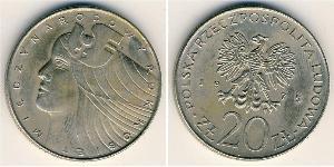20 Zloty 波兰人民共和国 (1944 - 1989) 銅/镍 