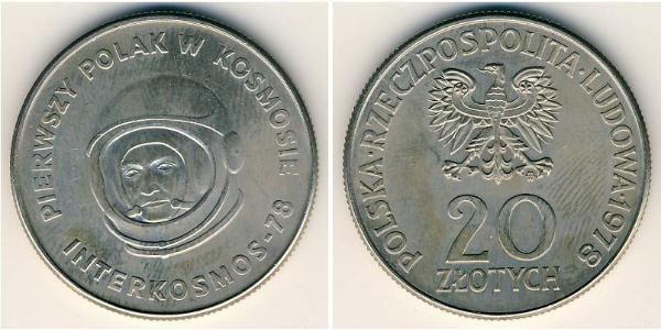 20 Zloty 波兰人民共和国 (1944 - 1989) 銅/镍 