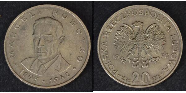 20 Zloty 波兰人民共和国 (1944 - 1989) 銅/镍 