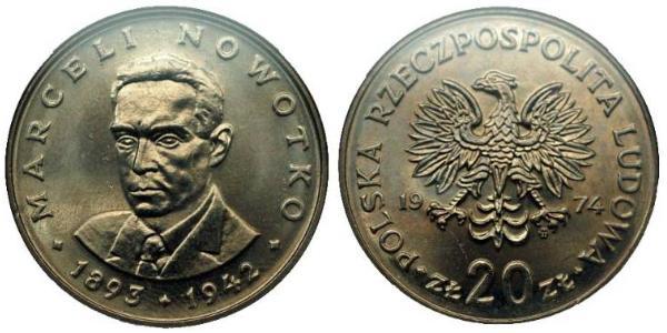 20 Zloty 波兰人民共和国 (1944 - 1989) 銅/镍 