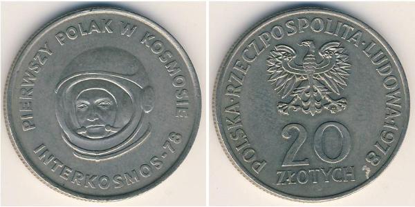 20 Zloty 波兰人民共和国 (1944 - 1989) 銅/镍 