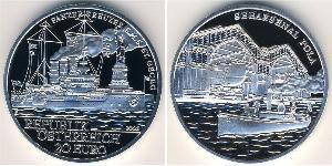 20 Євро Австрійська Республіка (1955 - ) Срібло 
