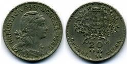 20 Аво Восточный Тимор (1702 - 1975) Цинк/Никель/Медь 