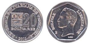 20 Боливар Венесуэла  