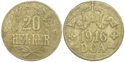 20 Гелер Німецька Східна Африка (1885-1919) Мідь 