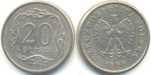 20 Грош Республика Польша (1991 - )  