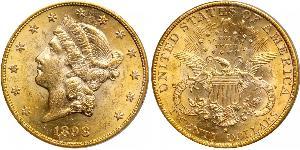 20 Долар США (1776 - ) Золото 