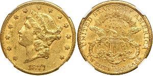 20 Долар США (1776 - ) Золото 
