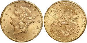 20 Долар США (1776 - ) Золото 